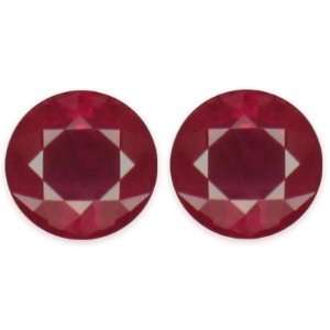  2.83 Carat Loose Rubies Round Cut Pair Jewelry