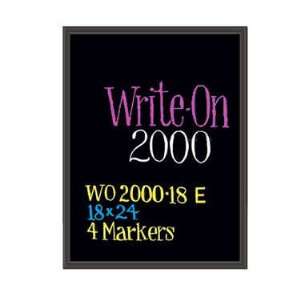  International Patterns 18 x 24 Ebony Write On Board WO 2000 