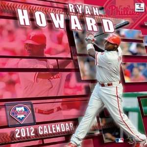   Phillies Ryan Howard 2012 Player Wall Calendar: Sports & Outdoors