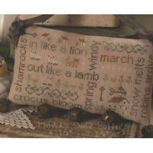   Door Bells Word Play   Cross Stitch Pattern Arts, Crafts & Sewing