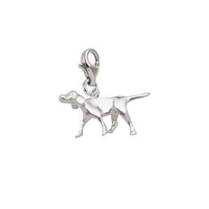  Rembrandt Charms Retriever Charm with Lobster Clasp, 14k 