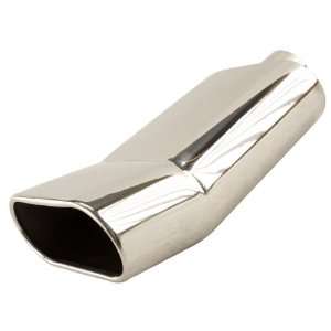   Parts 2 1/4 Weld On Stainless Steel Straight Oval Exhaust Muffler Tip