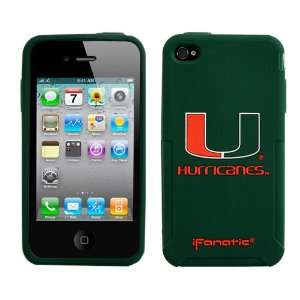  NCAA Miami Hurricanes Mascotz Cover for iPhone 4: Sports 