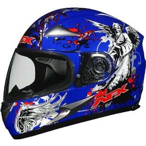 AFX Dark Angel Adult FX 90 On Road Motorcycle Helmet w/ Free B&F Heart 