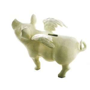  Pigs Do Fly Ivory Coin Bank