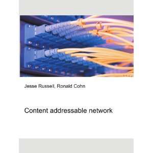  Content addressable network Ronald Cohn Jesse Russell 