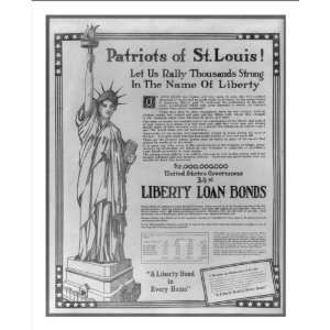  Historic Print (M): Patriots of St. LouisLiberty Loan 