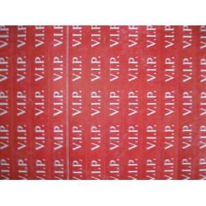  250 VIP Red Consecutively Numbered Tyvek Wristbands 