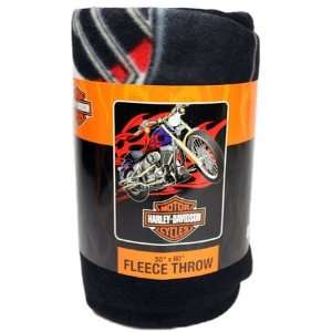  Harley Davidson Softail Fleece Blanket