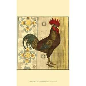  Mini Barnyard Roosters III by Unknown 10x13 Kitchen 