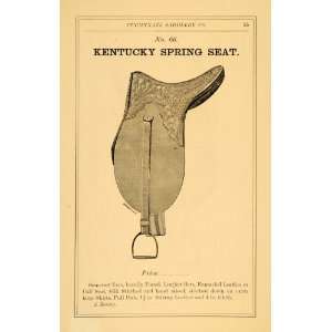  1882 Ad Kentucky Spring Seat No 66 Somerset Tree Silk 