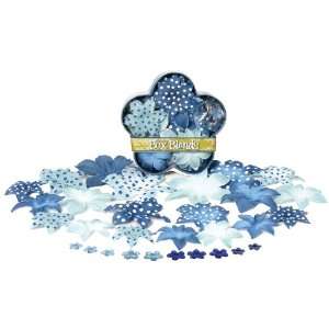  Dahlia Small Flower Box Blends: Passion Light Blue/Dark Blue 