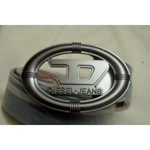  DIESEL Mens Belt Buckle with Leather Belt/strap By Diesel 