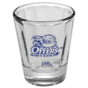  Missouri River Otters Logo Shot Glass: Kitchen & Dining
