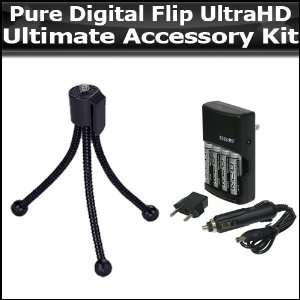  Ultimate Accessory Kit For Pure Digital Flip UltraHD 