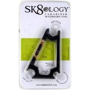  Sk8ology Carabiner Black / Gold Skate Tool Sports 