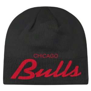  Chicago Bulls Black Draft Anniversary Knit Hat Sports 