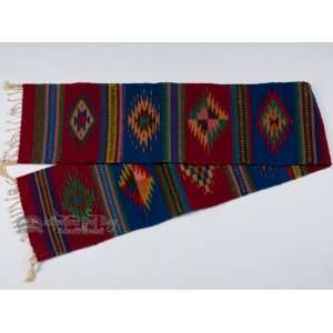  Southwest Zapotec Indian Table Runner 10x80 (a7)