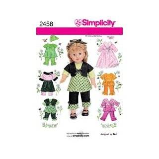    American Girl Doll Size Clothes Pattern 3900 Arts, Crafts & Sewing
