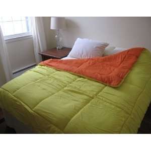  Yellow/Orange Reversible Comforter   Twin XL