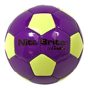  Glow In Dark Nite Brite Soccer MINI Soccer Balls PURPLE 1 