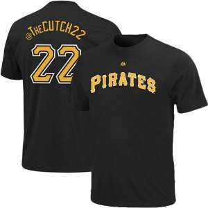   Pirates #22 Twitter T Shirt   Black:  Sports & Outdoors
