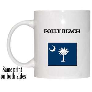  US State Flag   FOLLY BEACH, South Carolina (SC) Mug: Everything Else