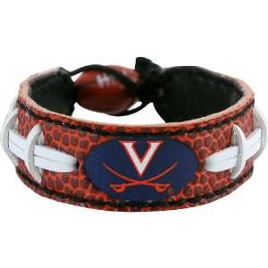  NCAA Virginia Cavaliers Classic Football Bracelet: Sports 