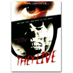 They Live Poster   Teaser Flyer 11 X 17   Roddy Piper White