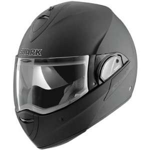 Shark Evoline Motorcycle Helmet   Matte Black:  Sports 