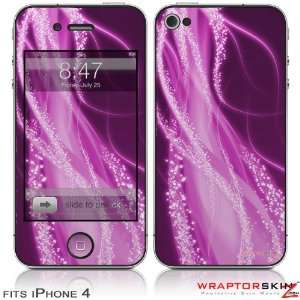  iPhone 4 Skin   Mystic Vortex Hot Pink (Does not fit newer 