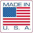   Made In USA Flag Sticker Label 2 Rolls 1000 Labels * 