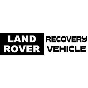  OK Offroad OK REC004 Land Rover Recovery Vehicle Decal 