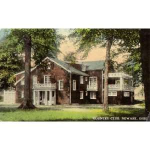  1912 Vintage Postcard Country Club   Newark Ohio 