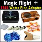   Launch Box Vaporizer + FREE Water Pipe Adapter, Batteries & Grinder