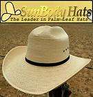 NEW SunBody Palm CATTLEMAN Straw Western Cowboy HAT XXL