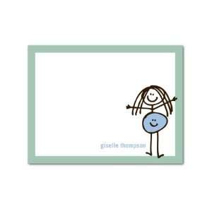  Thank You Cards   Silly Belly Blue By Jill Smith Design 