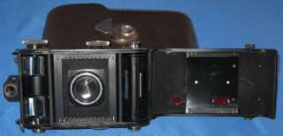 Voigtlander Virtus German 6x4.5 folding 120 film camera works Compur 