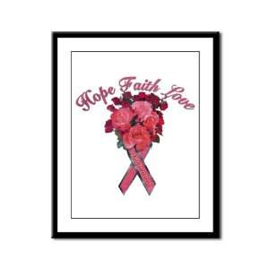  Print Cancer Pink Ribbon Survivor Hope Faith Love 
