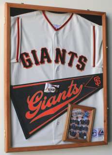Sports Jersey Display Case Frame Cabinet Shadow Box  