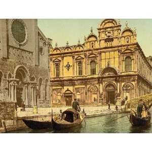  Poster   Scuola di San Marco Venice Italy 24 X 18.5 