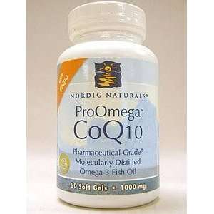 Nordic Naturals (NO2)   ProOmegaTM CoQ10 1000 mg 60 gels [Health and 
