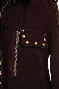 NEW AUTH French $500 Zadig & Voltaire KOEL Military Jacket Black M L 