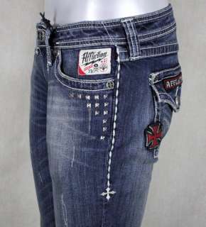   womens JADE sportster flap RUSH denim jeans patches 111BC001  