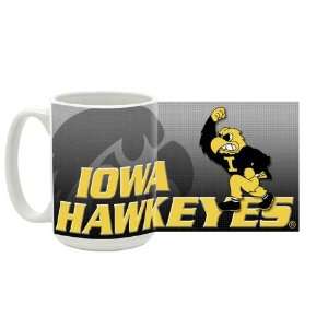 University of Iowa 15 oz Ceramic Coffee Mug   Tiger Hawk:  
