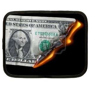   Laptop Netbook Notebook XXL Case Bag Green Money Bills ~ Free Shipping