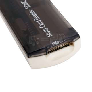 USB2.0 Hi speed SD/SDHC/MS/M2 Multi Card Reader Black  
