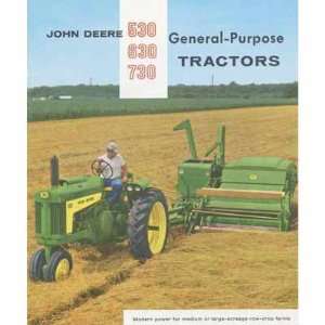  John Deere 07105 JD 530GP Tractor Canvas Art