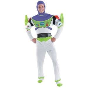     Buzz Lightyear Deluxe Adult Costume / White   Size X Large (42 46