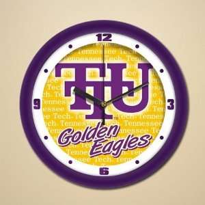 Tennessee Tech Golden Eagles Dimension Wall Clock:  Sports 